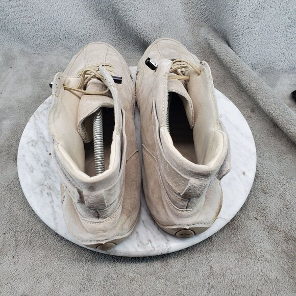 Cloohoo Shoes Mens EU 48 US 14 Tan Suede Ankle Chukka Boots - Picture 9 of 12